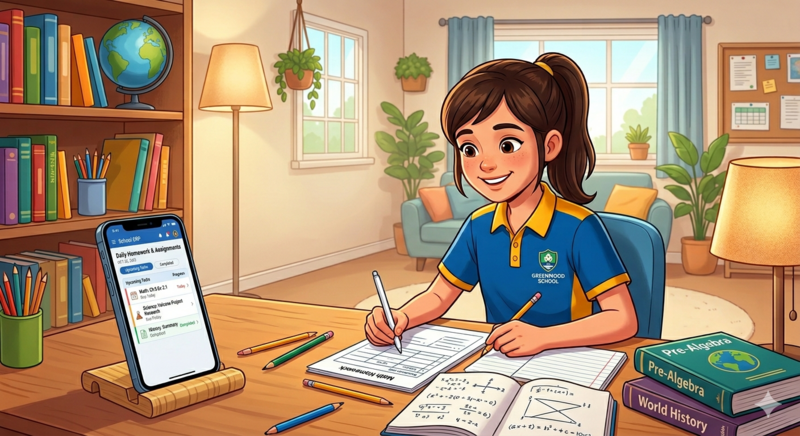 School ERP or School Management System Helps Students With Daily Homework
